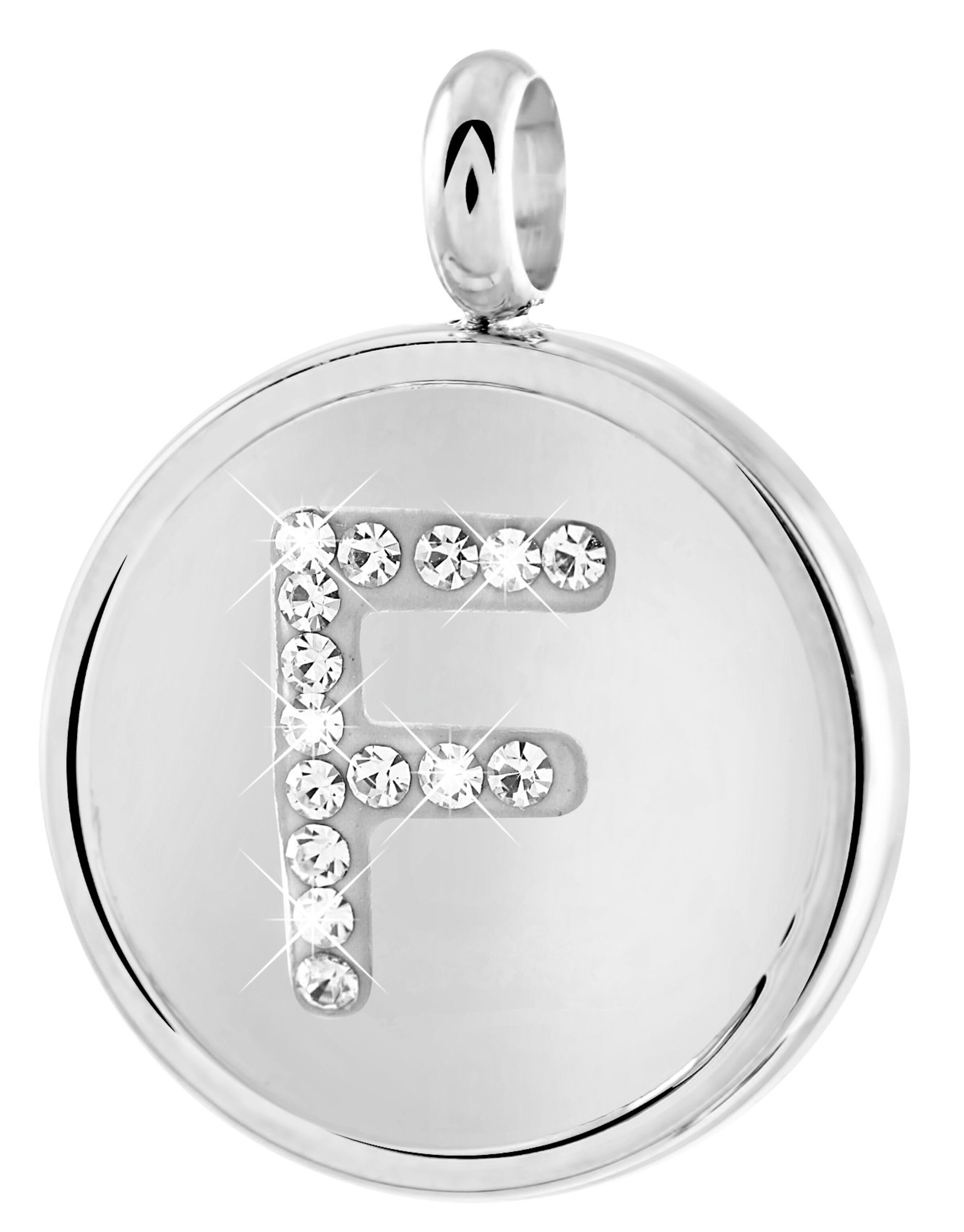 Lucardi Anhänger in silber / transparent, Produktansicht