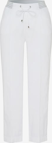 TONI Pleated Pants in White: front