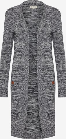 Oxmo Knit Cardigan 'Philetta' in Black: front