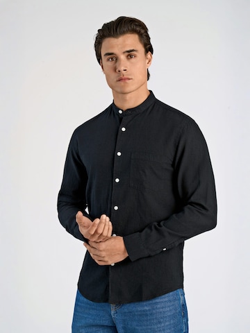 Lindbergh Slim Fit Hemd‌‌‌‌‌ in Schwarz