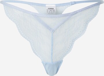 ABOUT YOU x hunkemöller String 'Isabelle' in Blauw: voorkant