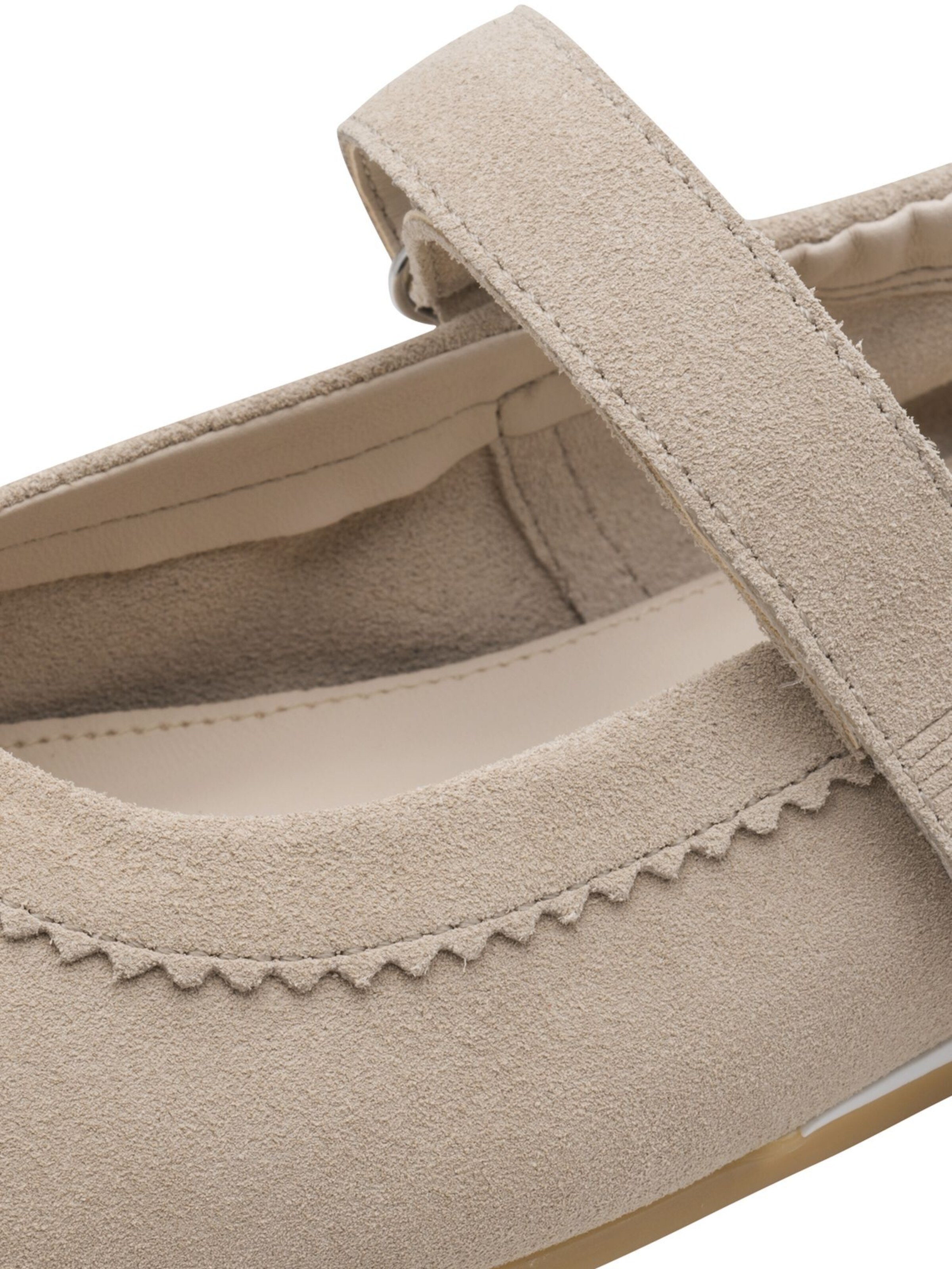 Tamaris Ballerina met riempjes in Beige