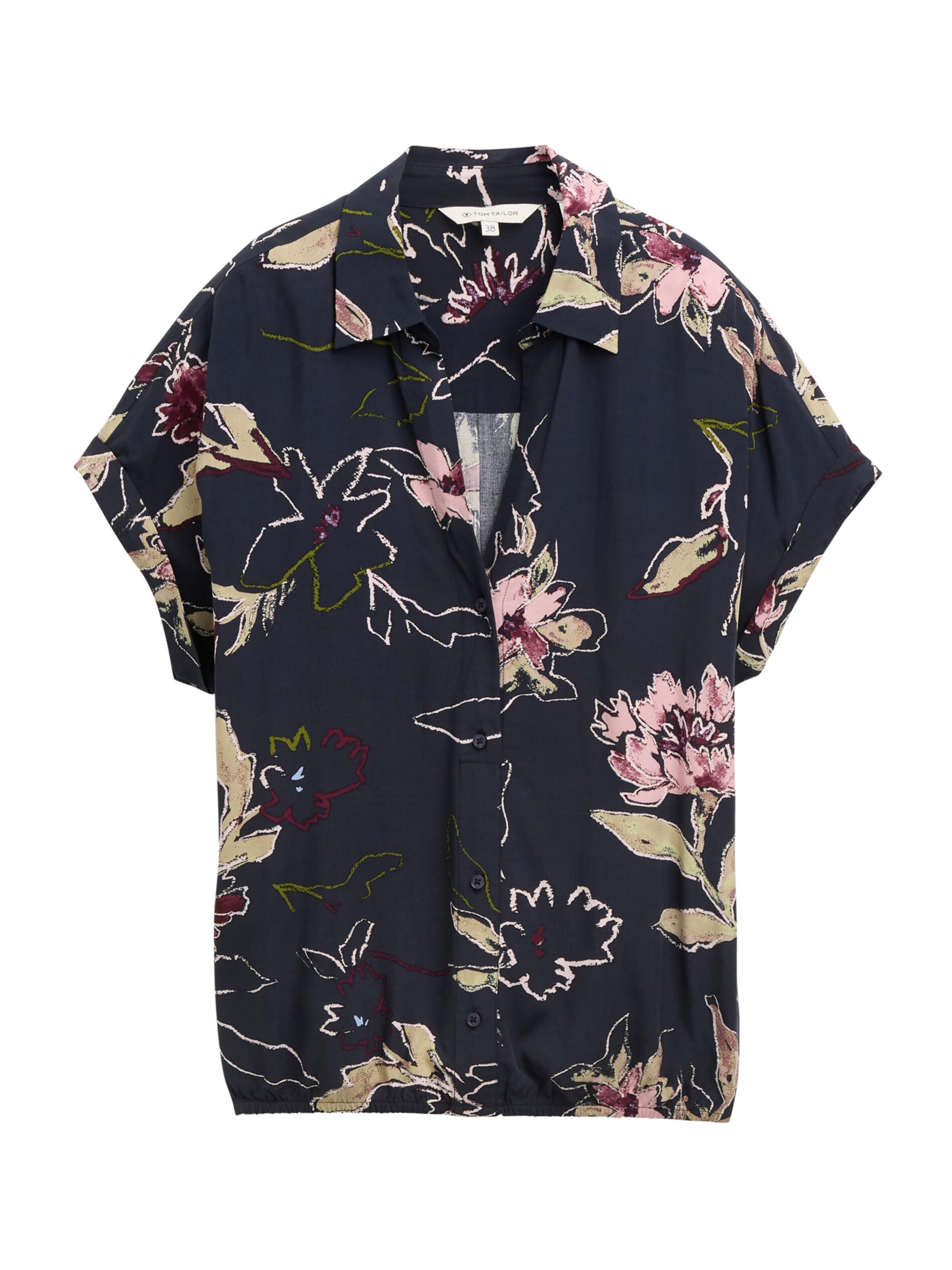 TOM TAILOR Bluse in Blau: Vorderseite