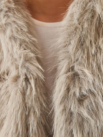 Veste mi-saison 'Kunstpelzmäntel' Bianco Lucci en gris