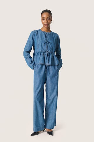 Chemisier 'SLChamy' SOAKED IN LUXURY en bleu