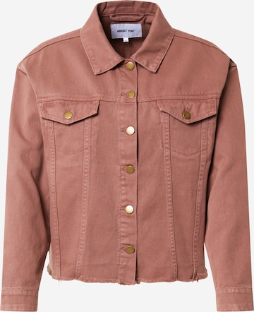 ABOUT YOU Between-Season Jacket 'Robin' in Brown: front