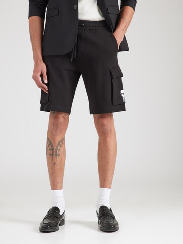 Karl Lagerfeld regular Cargobukser i sort: forside