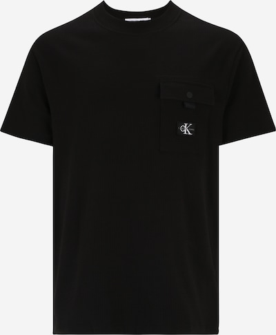 Calvin Klein Jeans Plus T-Shirt en noir / blanc cassé, Vue avec produit