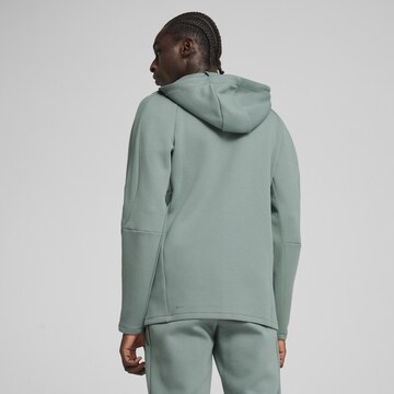PUMA Sports sweat jacket 'EVOSTRIPE' in Green