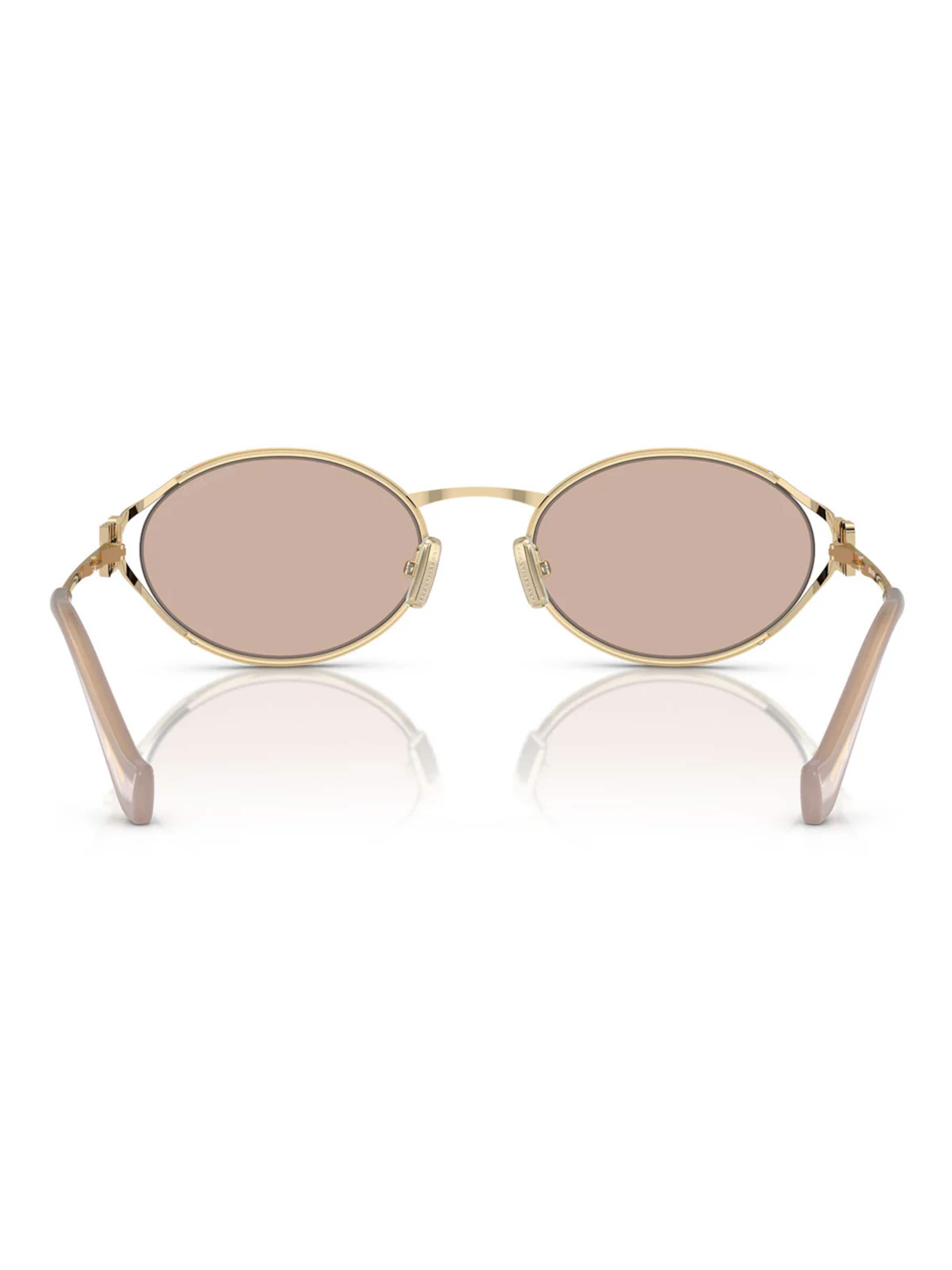 Lunettes de soleil 'Miu Miu Occhiali da Sole MU52Y ZVN20F Oro/Rosa Donna' Miu Miu en or