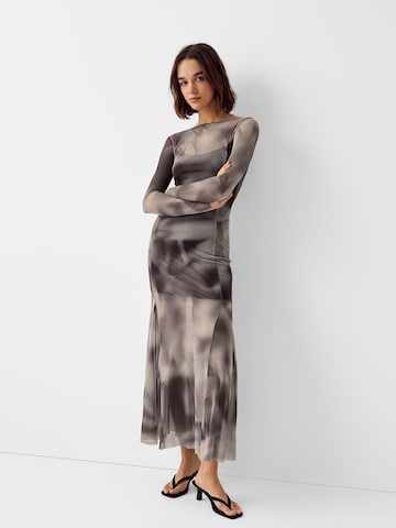 Bershka Dress in Grey