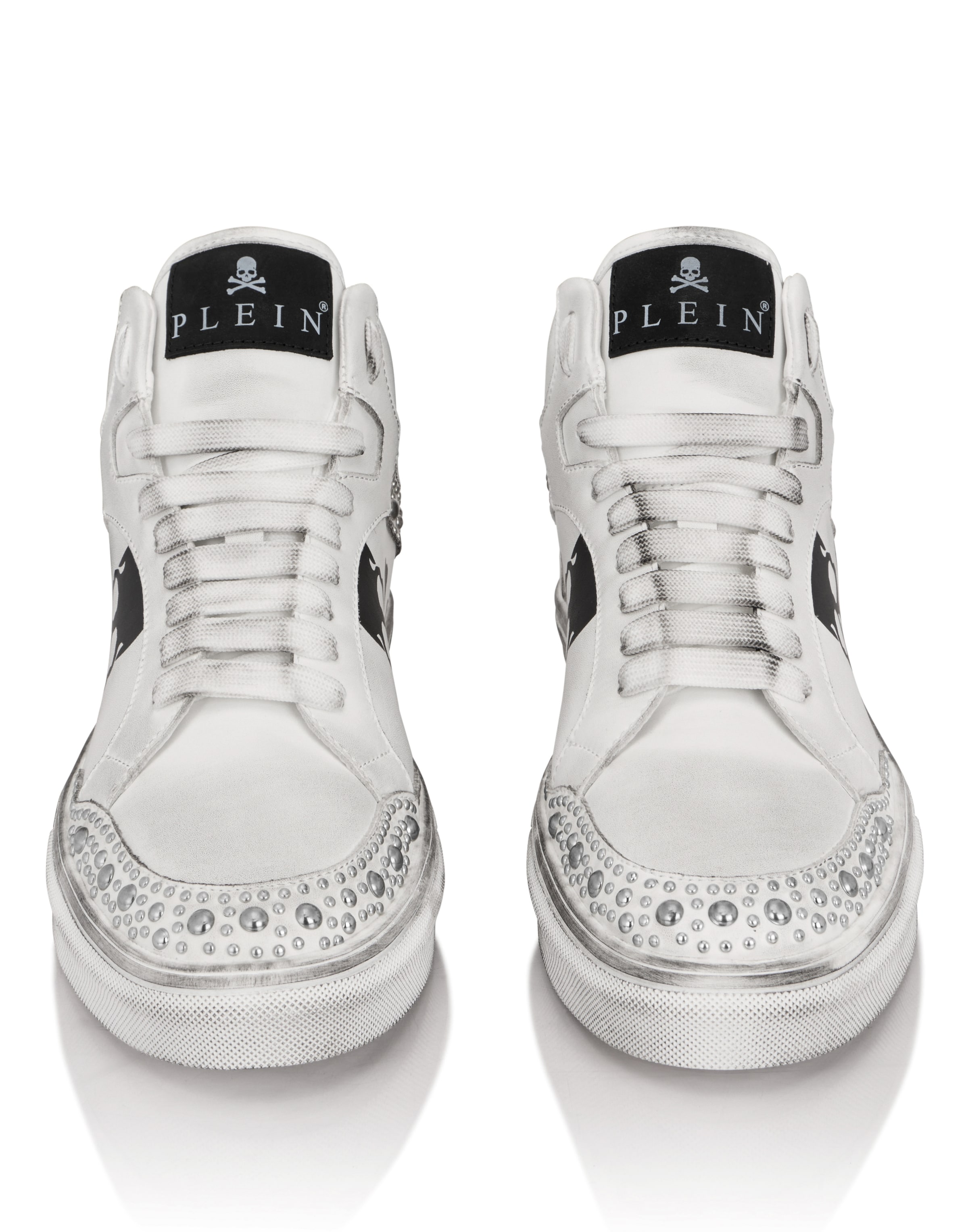 Philipp Plein Sneakers hoog in Wit
