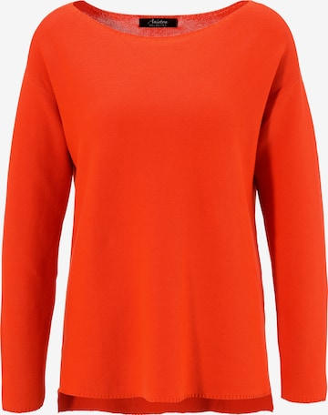 Aniston SELECTED Sweater in Orange: front