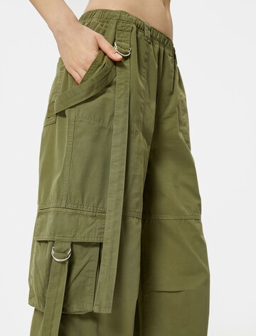 Koton Wide leg Cargo trousers in Green