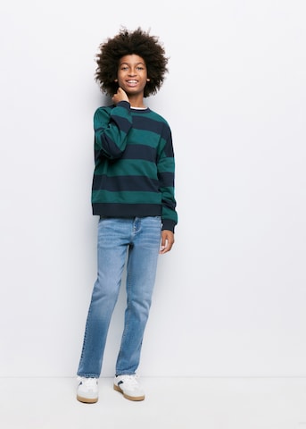 MANGO KIDS Slimfit Jeans i blå