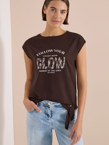 CECIL - Camisa em castanho: frente