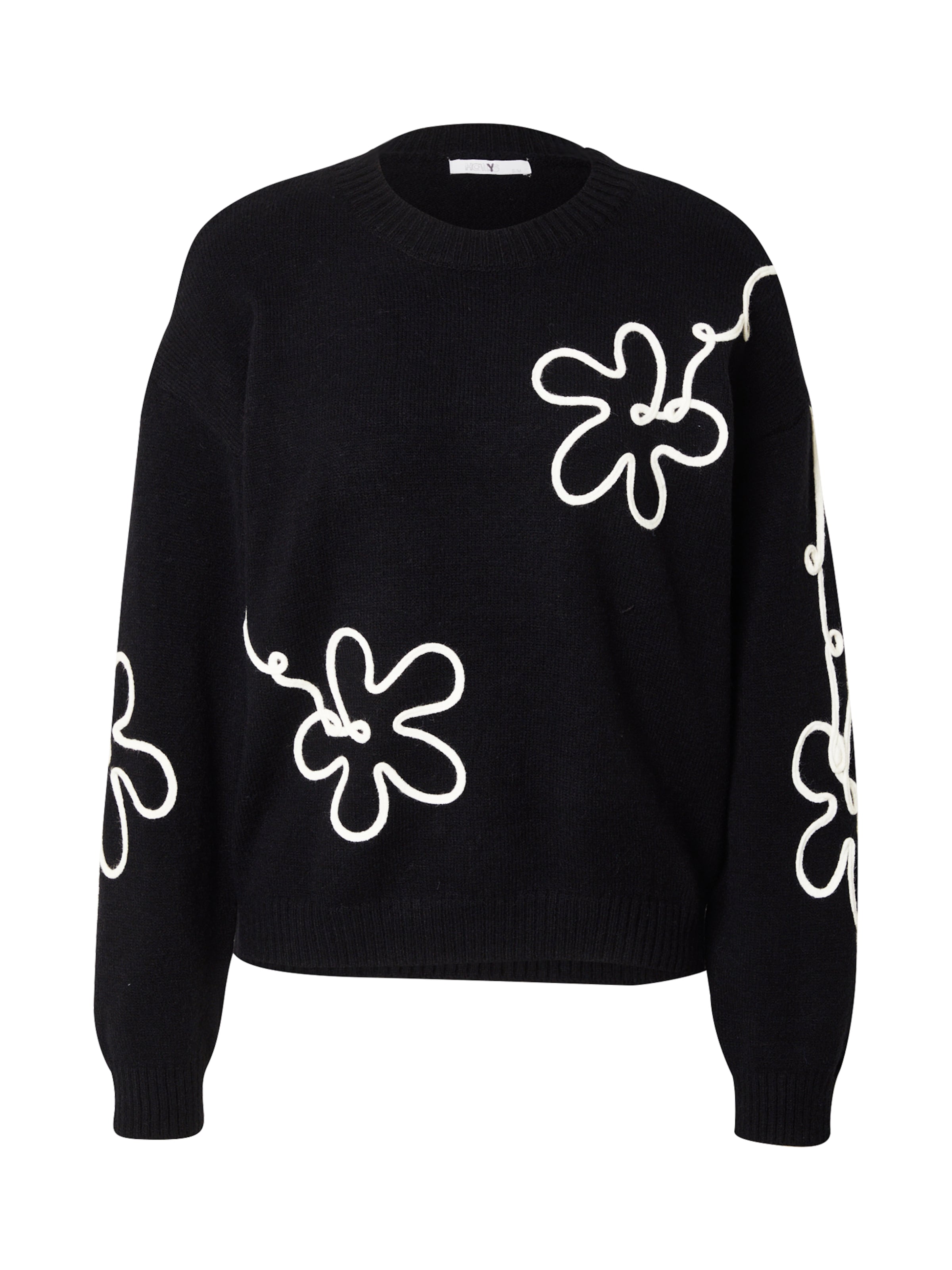 Hailys Jersey 'Ti44luna' en negro / blanco, Vista del producto