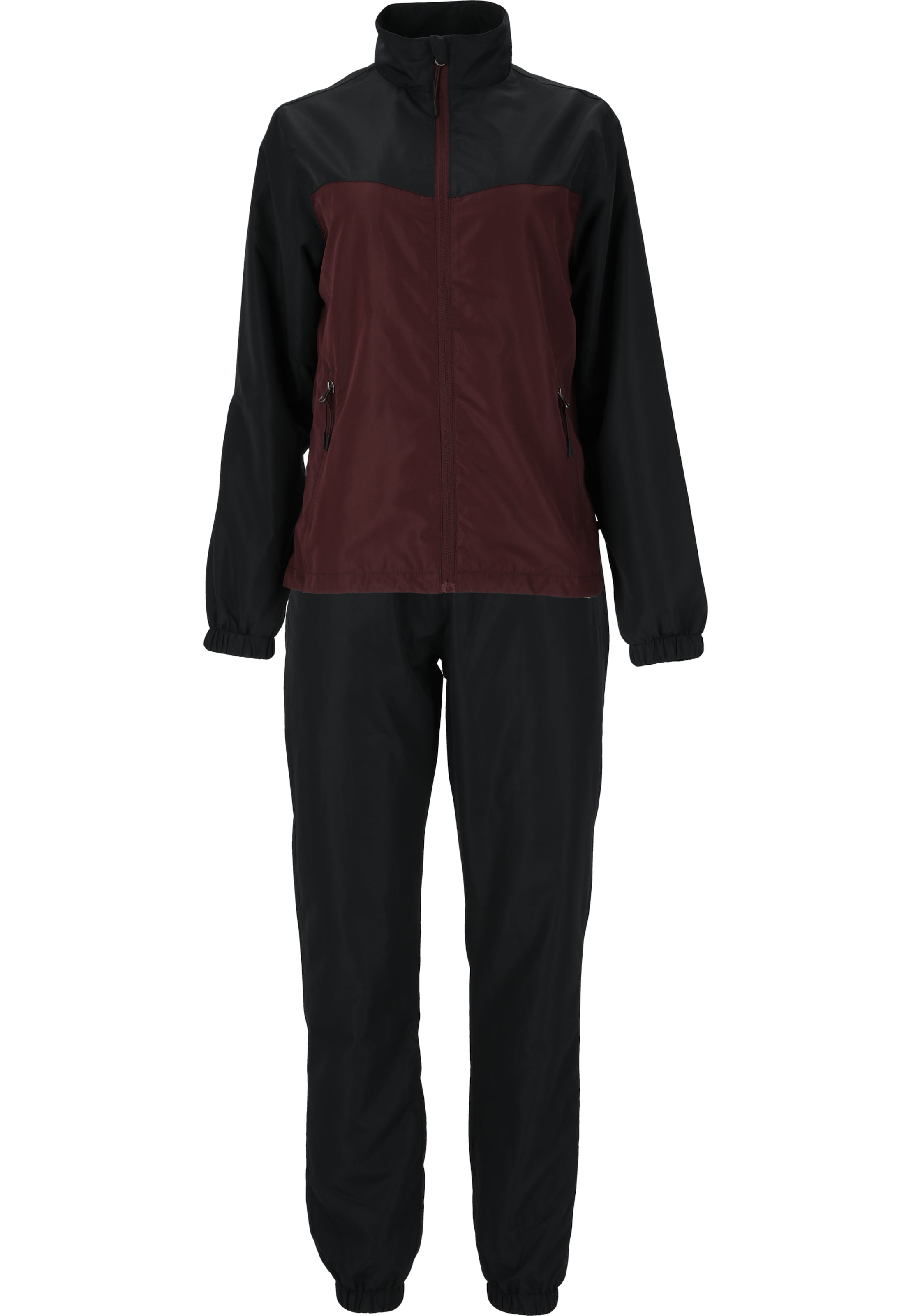 Cruz Trainingsanzug in Schwarz: Vorderseite