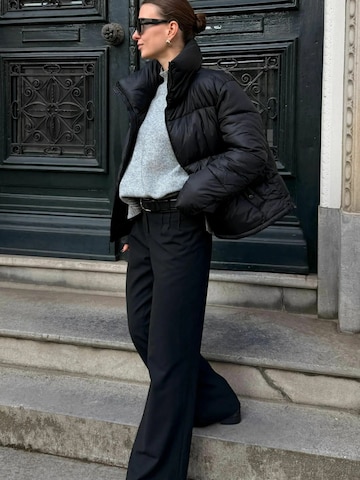 TEESHOPPEN Vinterjakke ' Short Puffer ' i sort