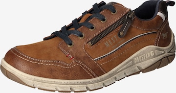 MUSTANG Sneakers in Brown: front