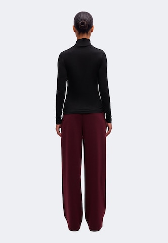 VILA Wide leg Pantalon 'VISEDRA' in Rood: terug