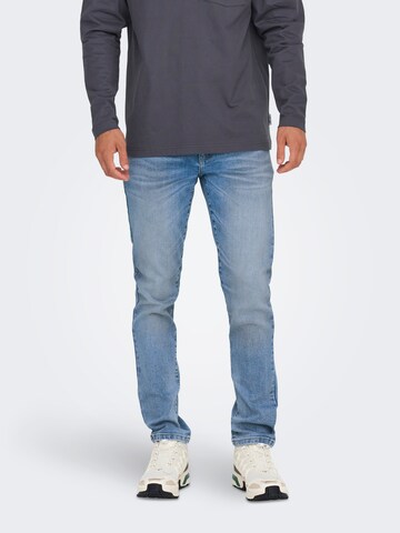 Only & Sons Slim fit Jeans 'ONSLoom' in Blue: front