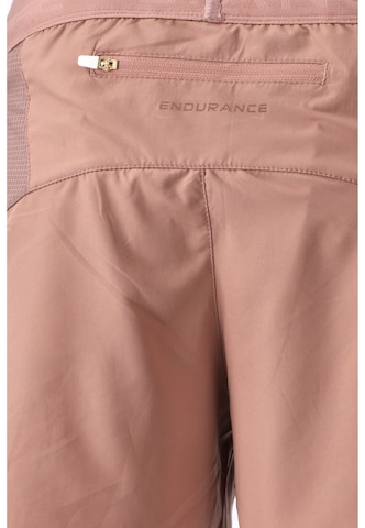 ENDURANCE Regular Workout Pants 'Airy' in Pink
