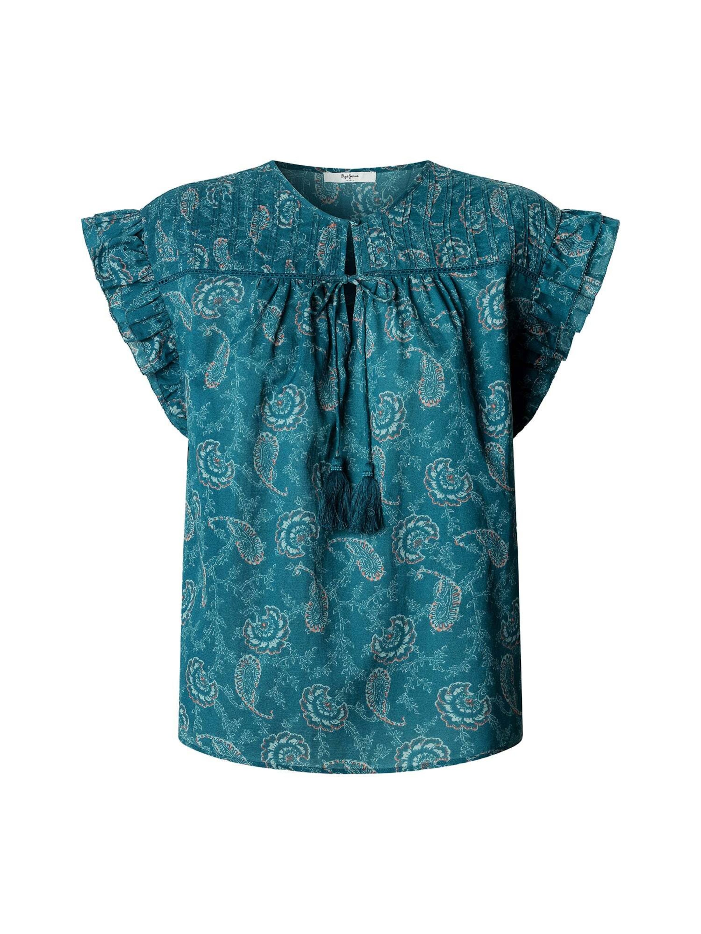 Pepe Jeans Blouse 'GABRIELA' in Groen: voorkant