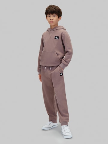 Effilé Pantalon Calvin Klein Jeans en marron