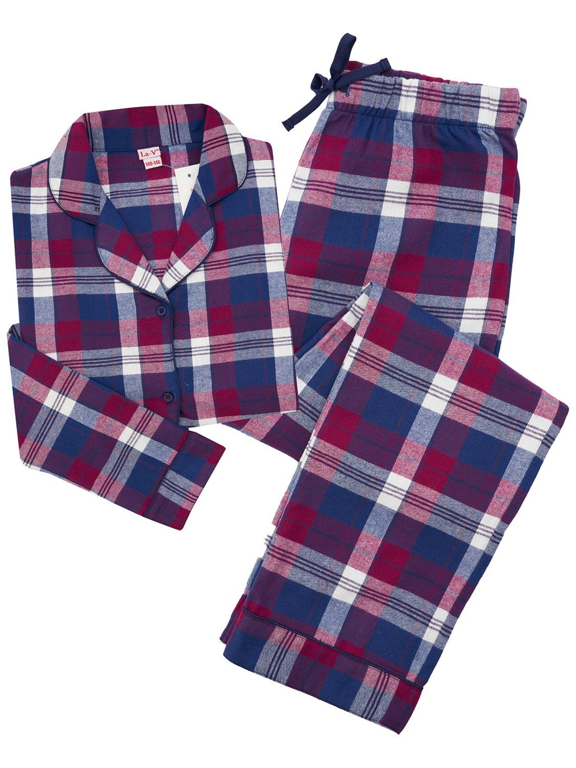 La V Pajamas in Purple