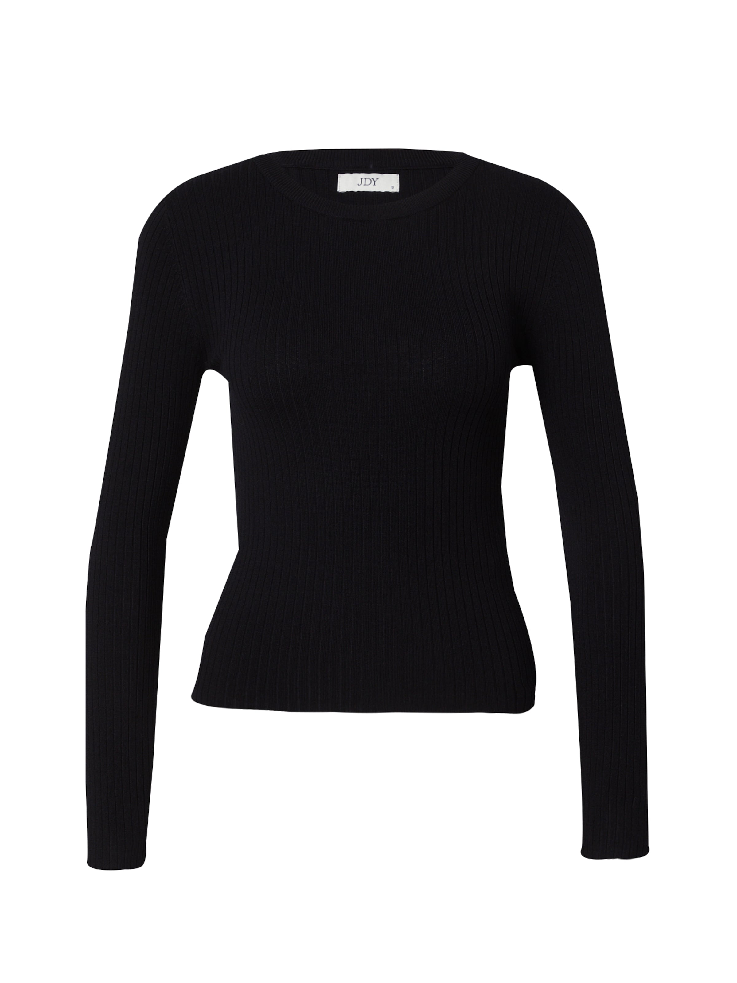 JDY Trui 'JDYPLUM' in Zwart: voorkant