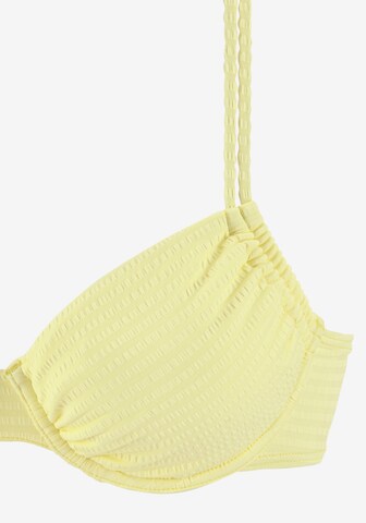 VENICE BEACH T-Shirt Bikini in Gelb