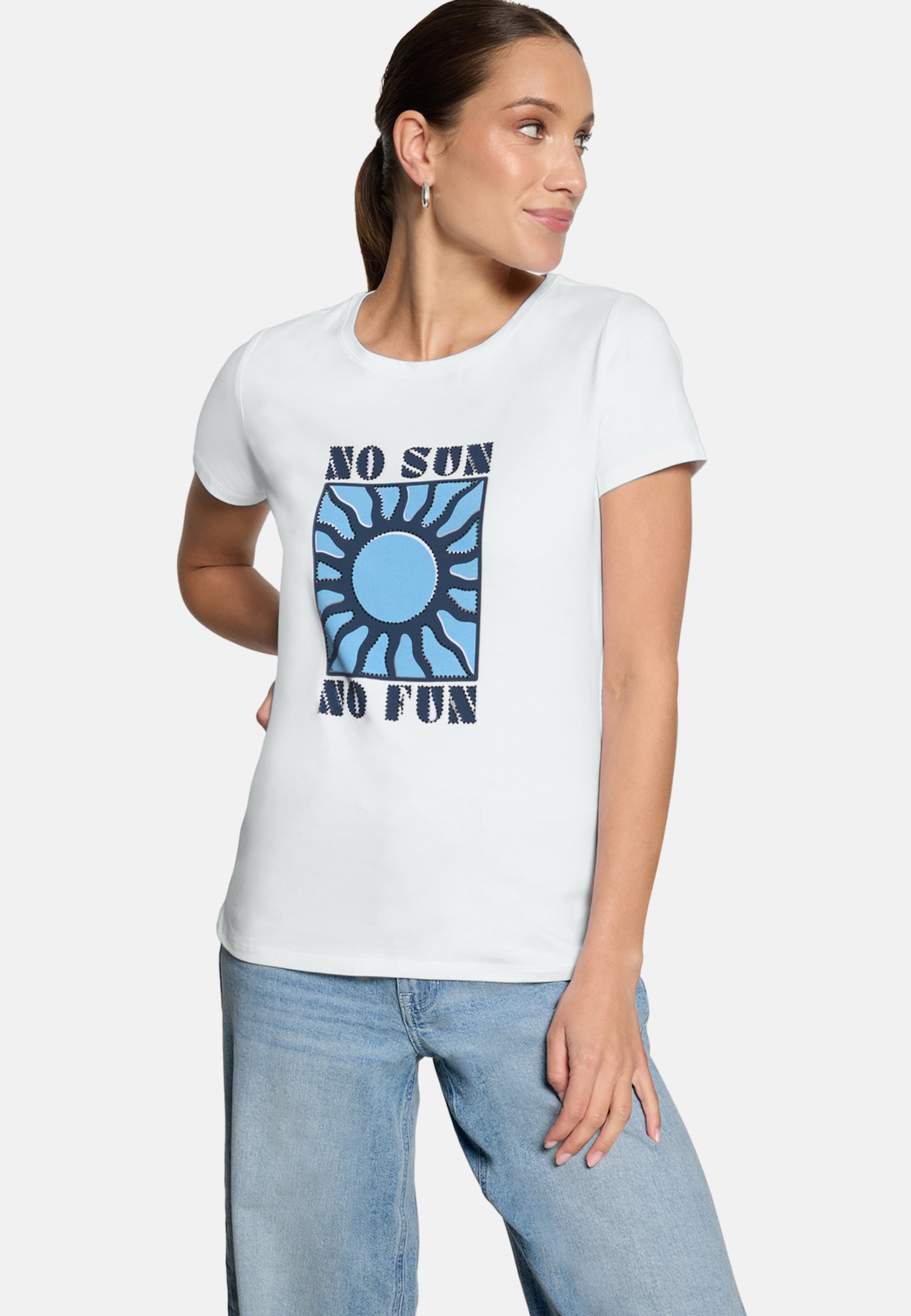 zero Shirt in White: front