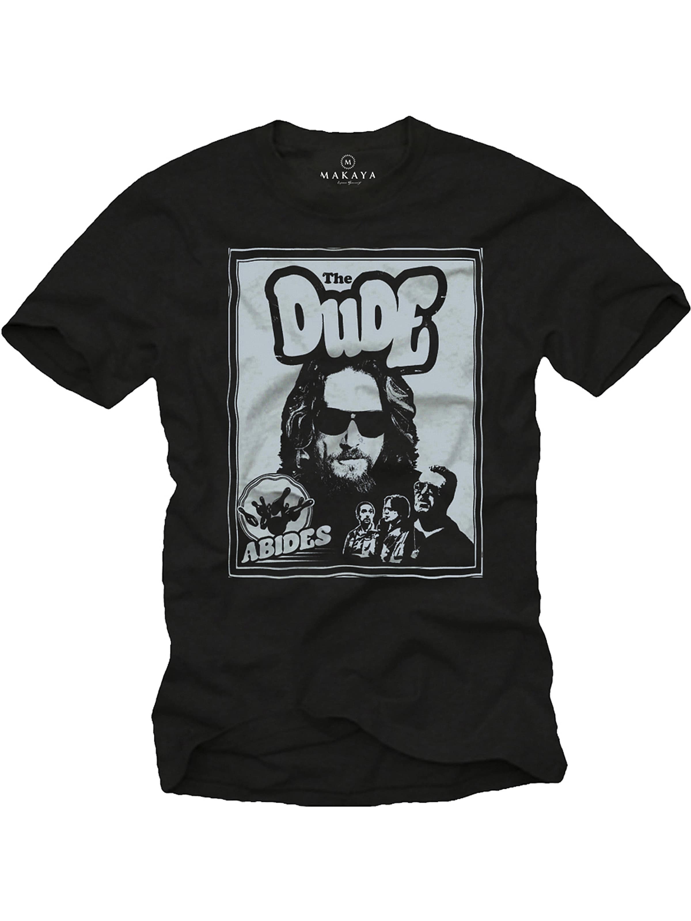 MAKAYA Shirt 'Dude' in Black
