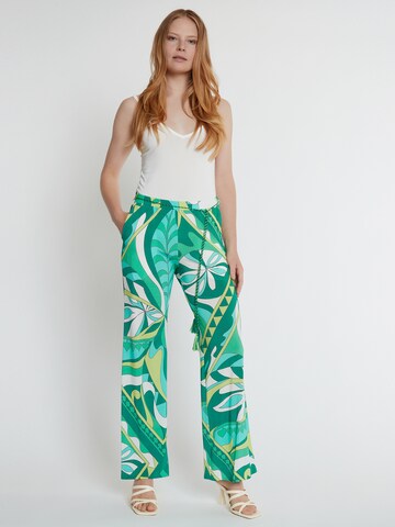 Ana Alcazar Wide leg Pants 'Kiane' in Green