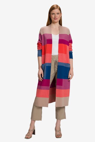 Ulla Popken Knitted Coat in Mixed colors: front