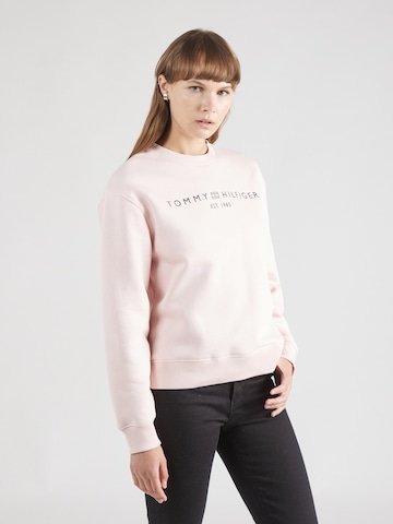 TOMMY HILFIGER - Sudadera en rosa: frente