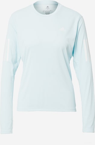 ADIDAS PERFORMANCE Функционална тениска 'Own the Run' в синьо: отпред
