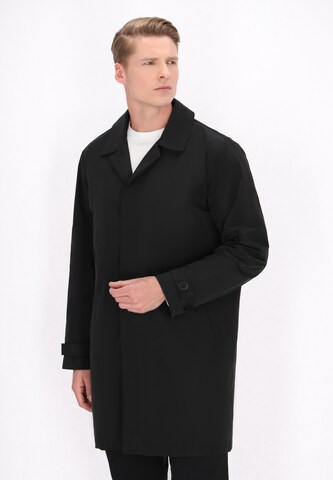 DreiMaster Klassik - Sobretudo meia-estação 'Classic Look' em preto: frente
