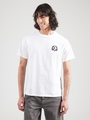 CONVERSE Tričko 'Think Outside' - Biela: predná strana