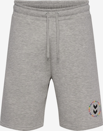 Hummel Regular Broek in Grijs: voorkant