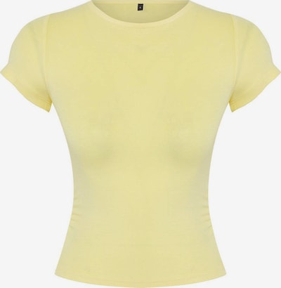 Marškinėliai iš Trendyol, spalva – šviesiai geltona, Prekių apžvalga