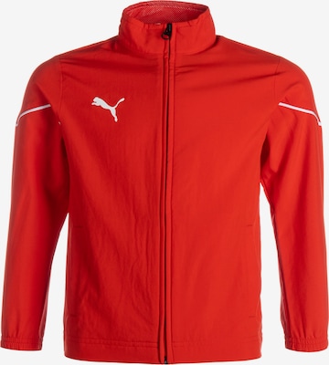 Veste de sport PUMA en rouge : devant