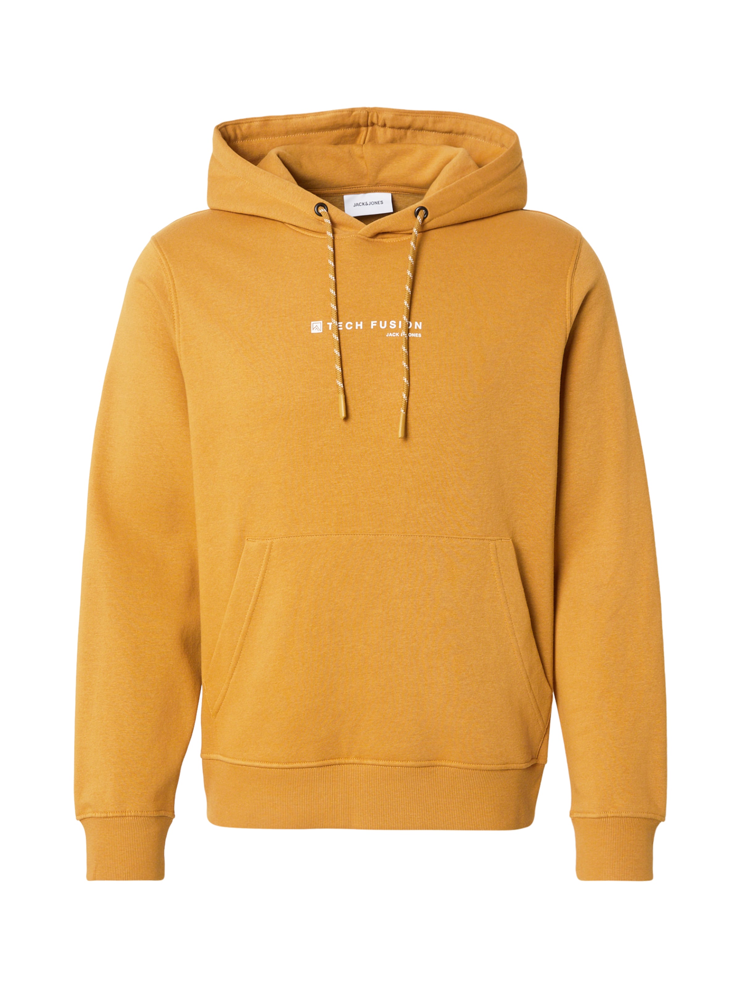 Megztinis be užsegimo 'JJSKI' iš JACK & JONES, spalva – rusvai oranžinė / balta, Prekių apžvalga