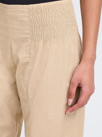 PULZ Jeans Tapered Trousers ' PZJill ' in Brown