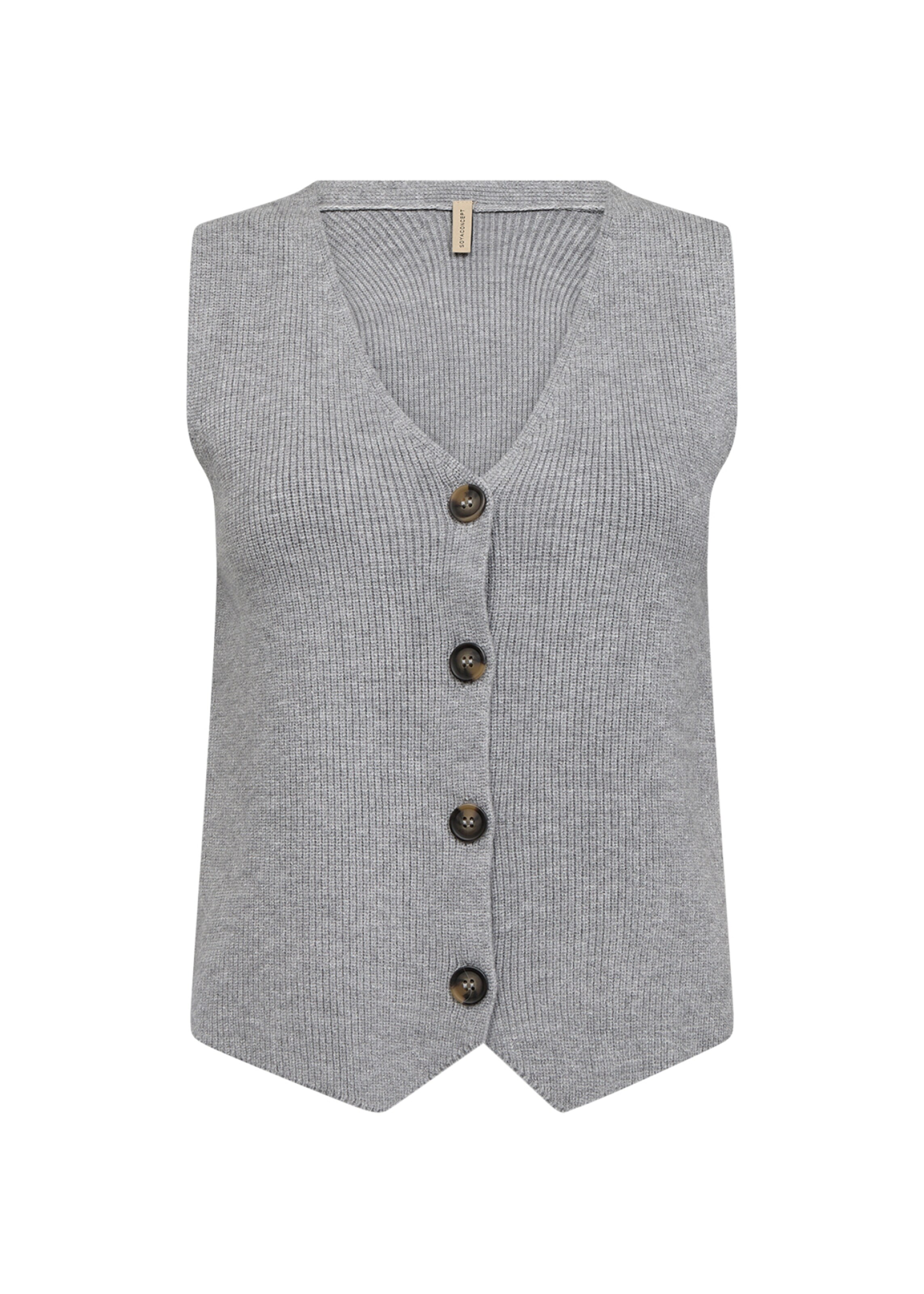 Soyaconcept Weste in Grau: Vorderseite