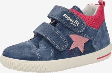 SUPERFIT - Zapatos primeros pasos 'Moppy' en azul: frente