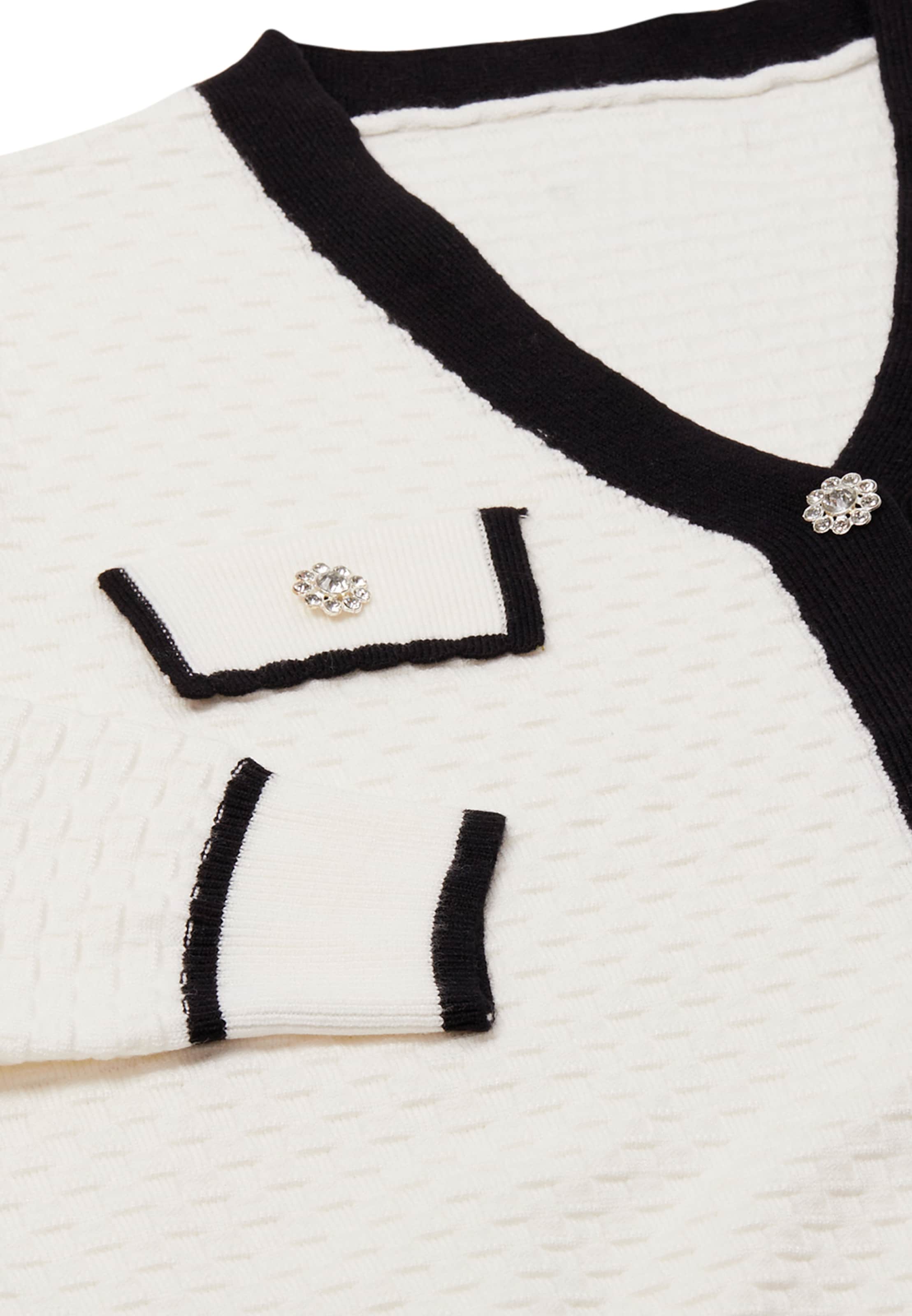 CHANI Gebreid vest in Wit