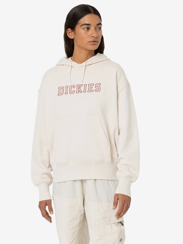 DICKIES Sweatshirt 'MELVERN' in Beige: voorkant