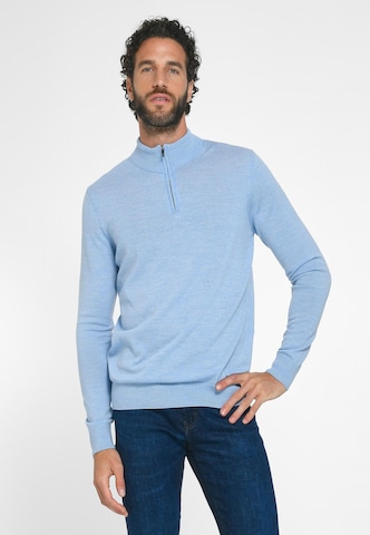 Pull-over Louis Sayn en bleu : devant